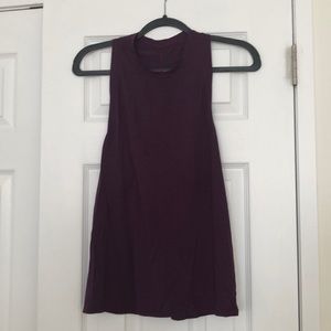 Lululemon dark purple tank top